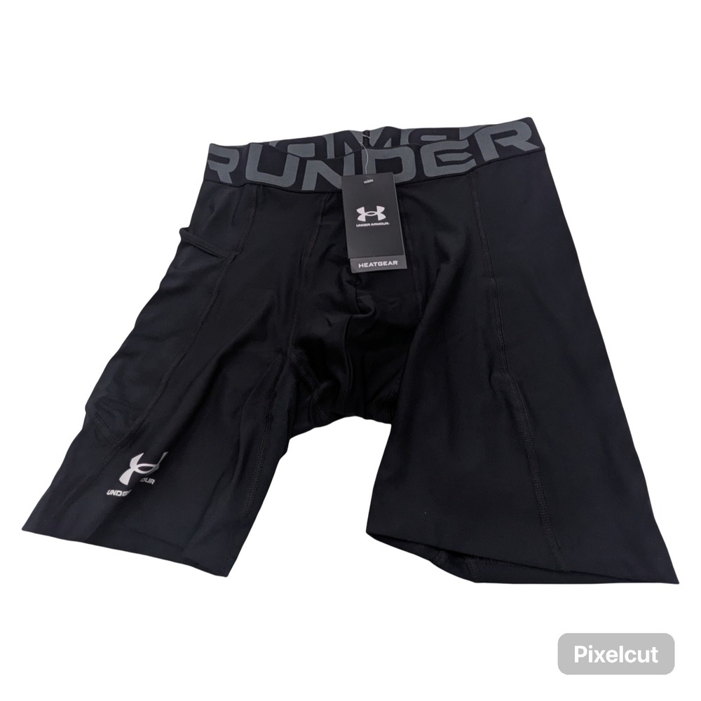 Under Armour HeatGear Armour Compression Shorts Black 1361596 Mens L